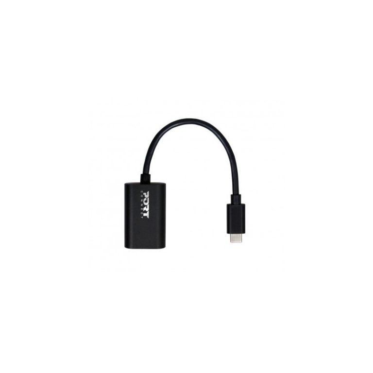adapt conversor port connect type c para display port