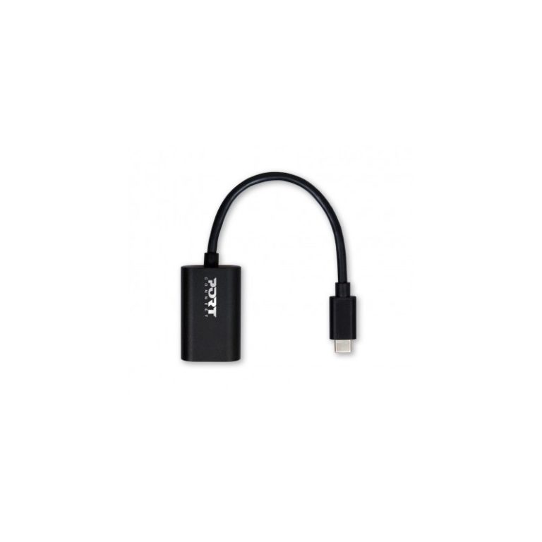 adapt conversor port connect type c para vga