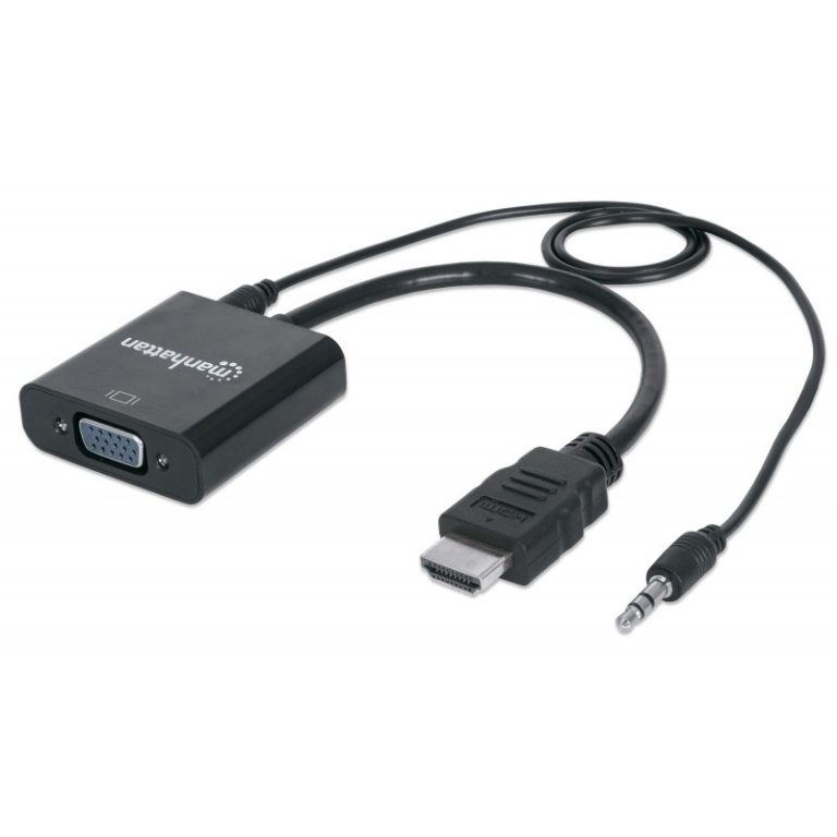 adapt hdmi m para vga f caudio manhattan