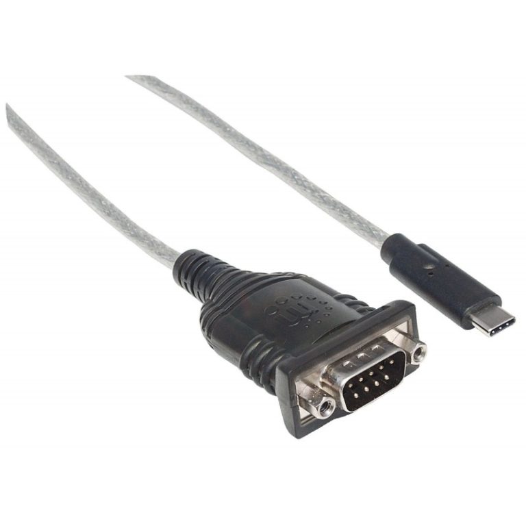 adapt usb c 20 m para serie db9ftdi ft232rl m manhattan