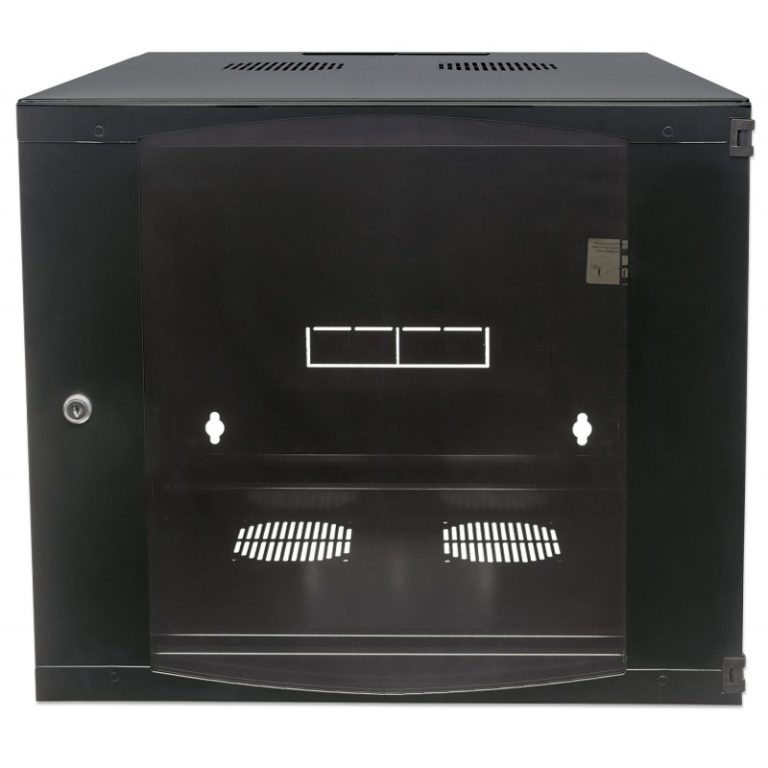 armrio 12u 600mm int double section 19 preto