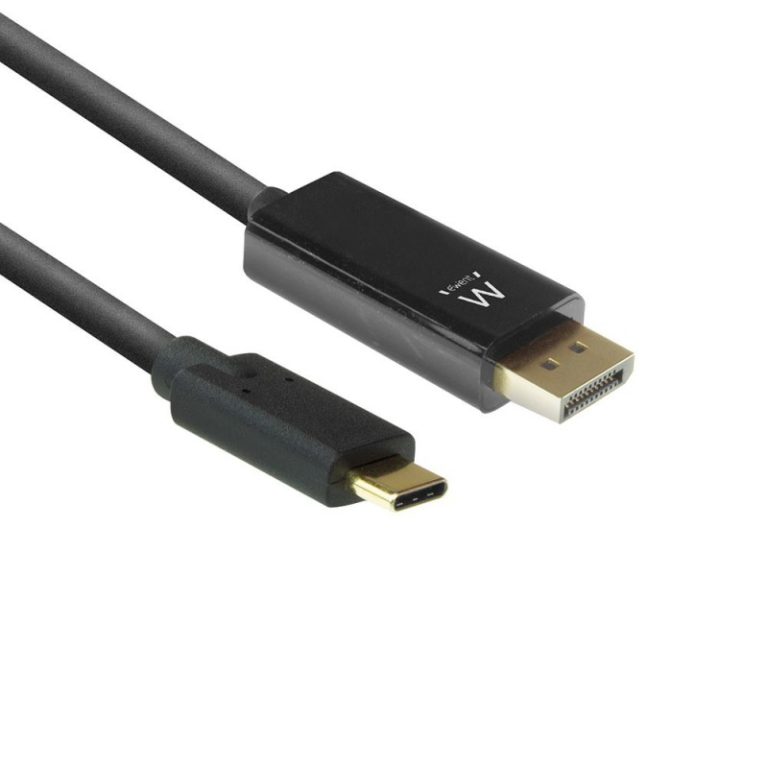 cabo conversor ewent usb c para dp m 4k60hz 2m