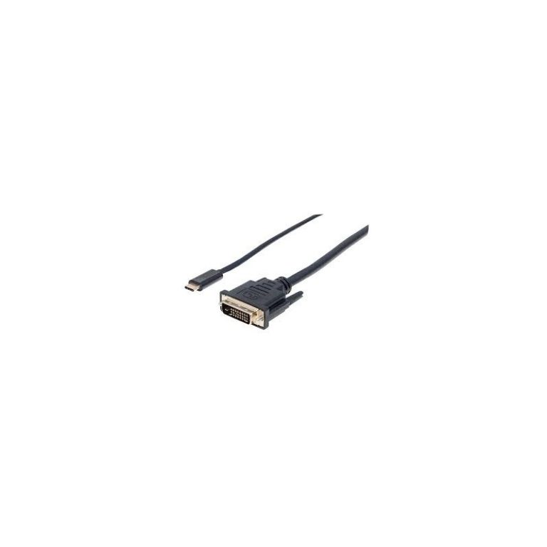 cabo usb c 2mt m para dvi di m 1080p manhattan