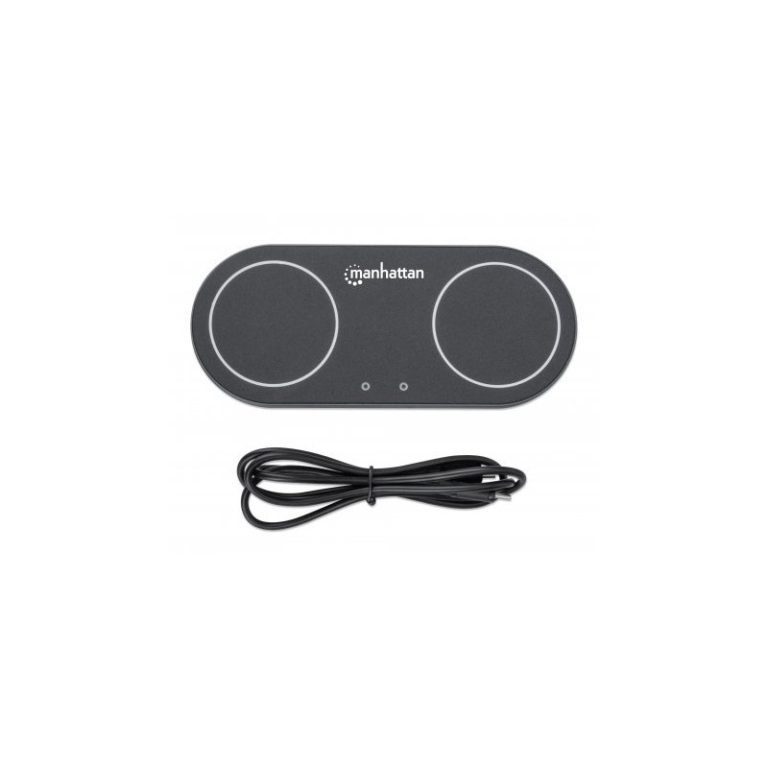 carregador manht wireless 2x bases 15w