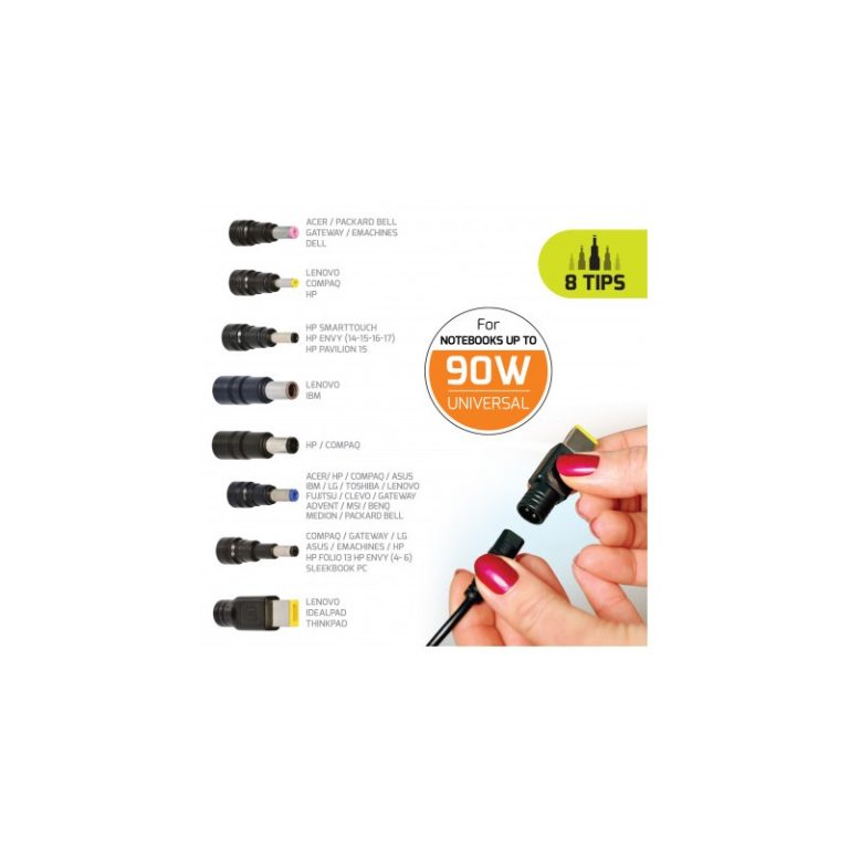 carregador univ port design 90w