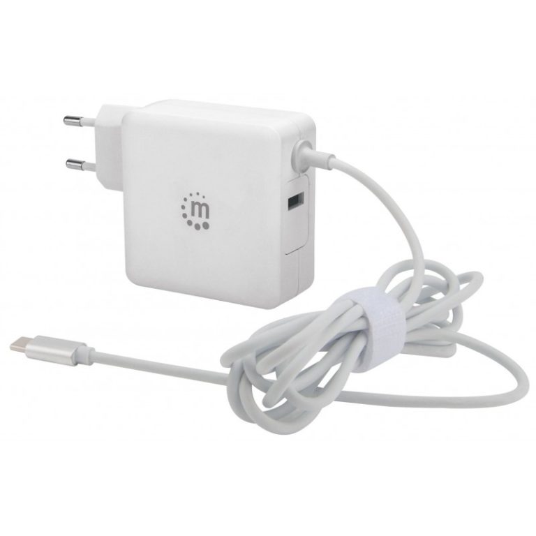 carregador usb c 60w usb a 5 v24 a manht branca