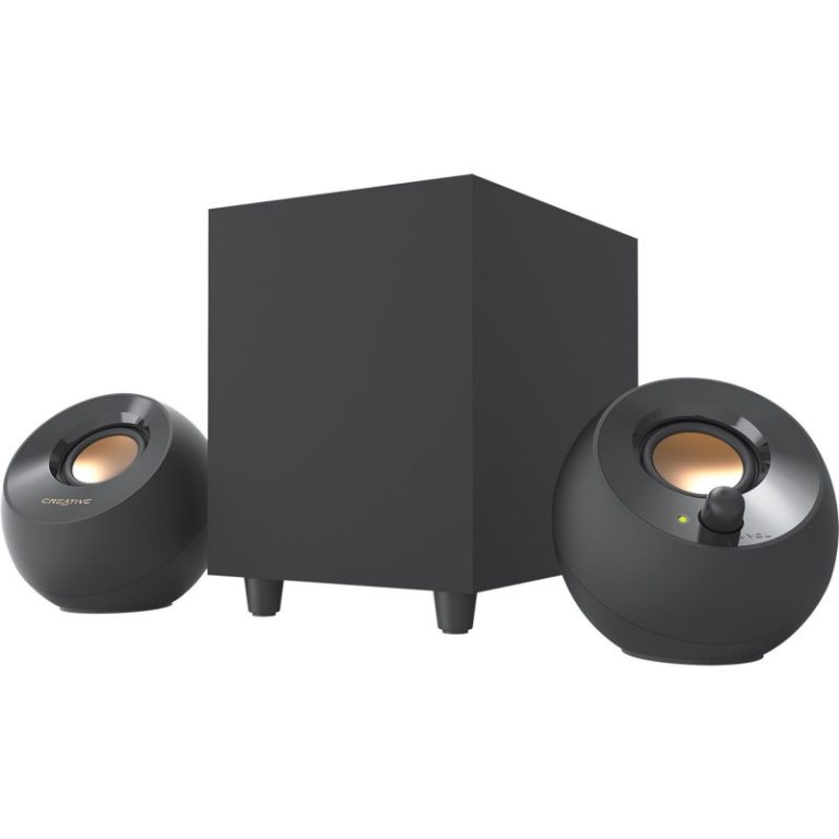 colunas creative 21 pebble plus usb preto