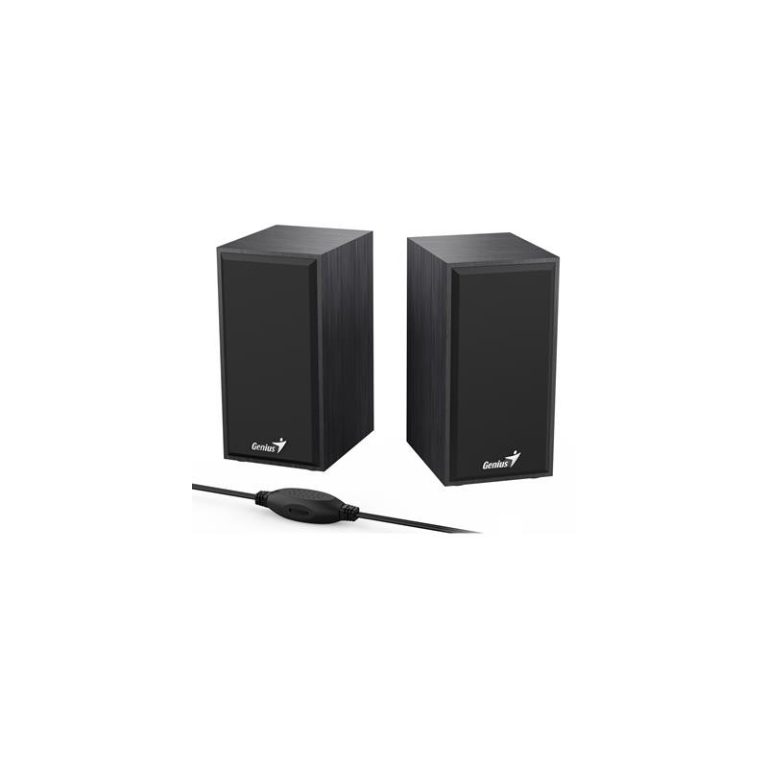 colunas genius sp hf180 4w usb preta