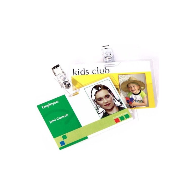 fe porta passe holder 90x60mm clip50