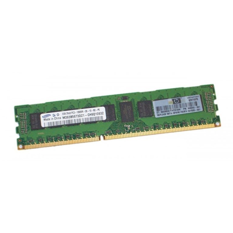 hpe 2gb 2rx8 pc3 10600r 9 g 7