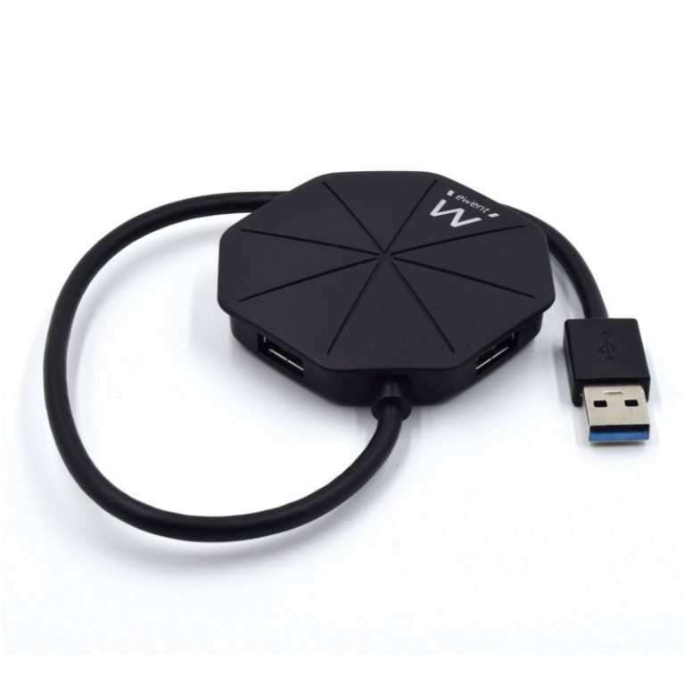 hub ewent usb 4x usb 32 gen1 preto