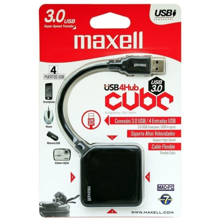 hub maxell usb 30 usb c 4 port 347646