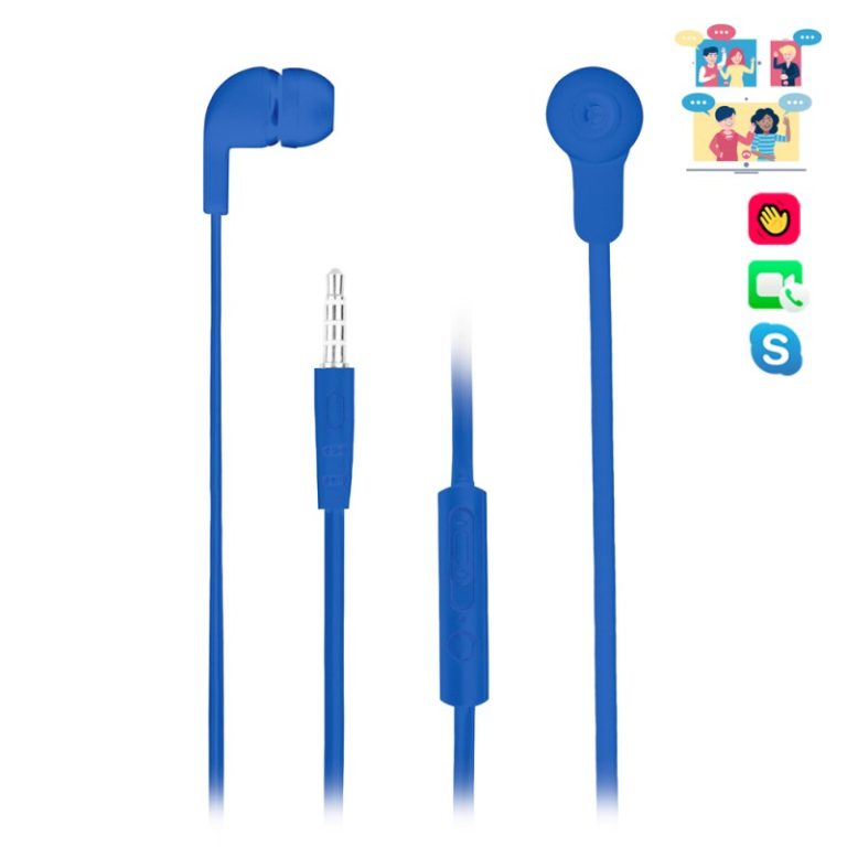 in ear ngs plastico 12m cabo 35mm azul crosskip
