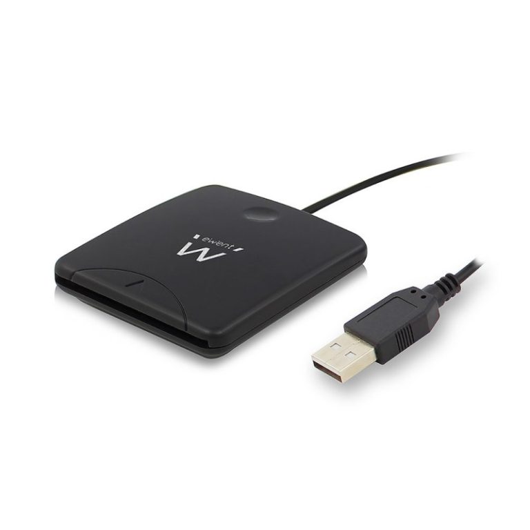 leitor carto cidado ewent usb 20 preto