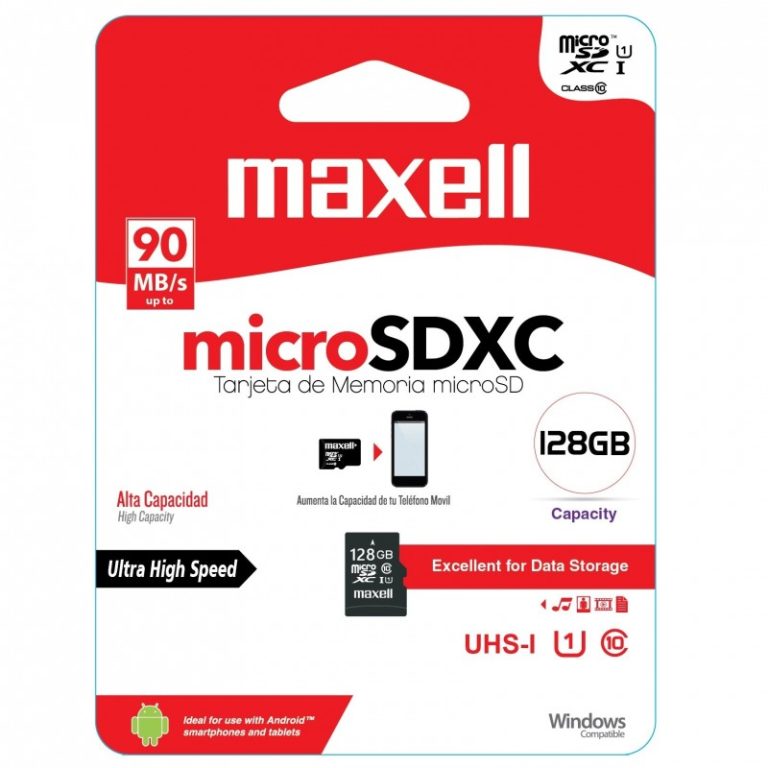 mod micro sd 128gb cl10 maxell