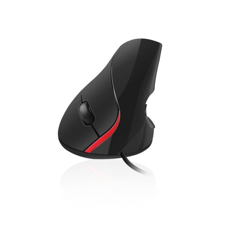 mouse ewent ergonmico vertical 1000 dpi preto
