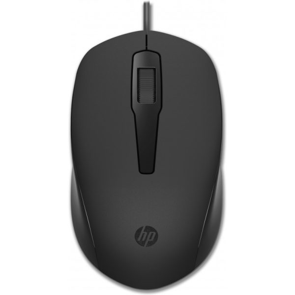 mouse hp usb 150 preto