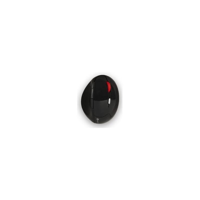 mouse ngs ergonomico wireless glossy black evoergo