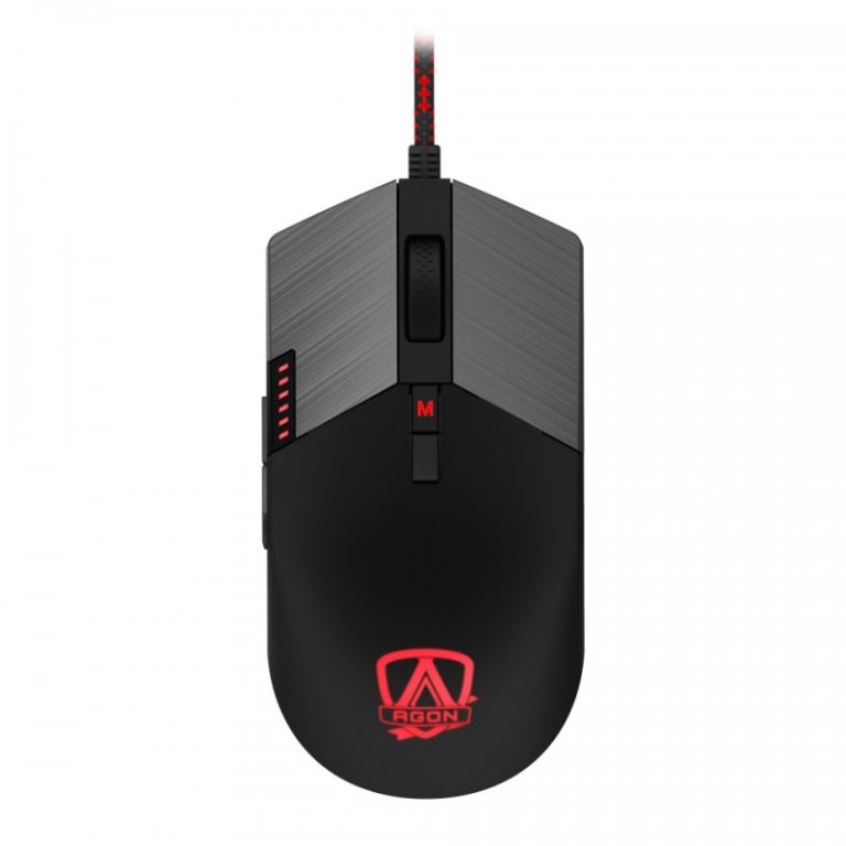 mouse ptico aoc agon gm700 16000 dpi rgb preto cfio