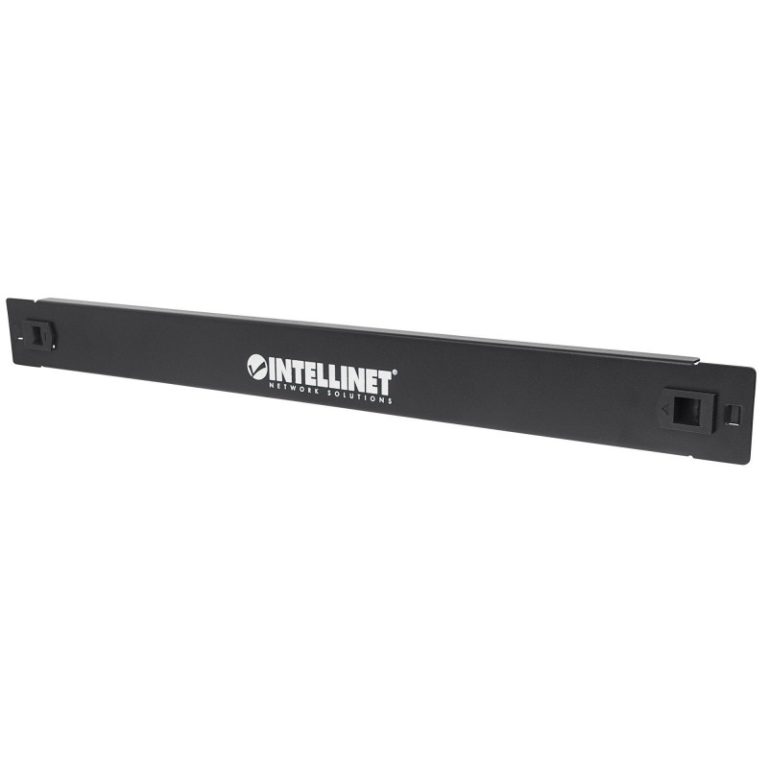 painel de coneco 1u 19 intl metal preto
