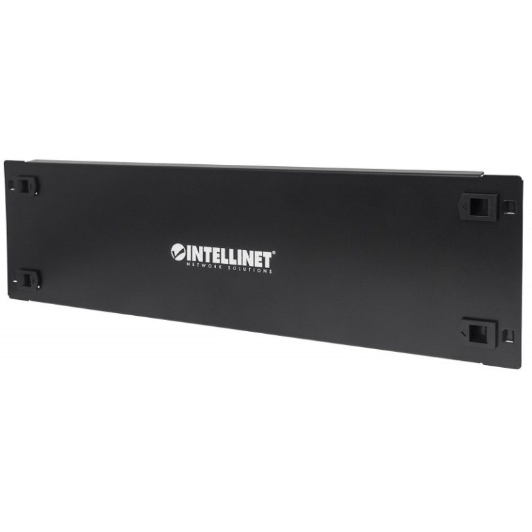 painel de coneco 3u 19 intl metal preto