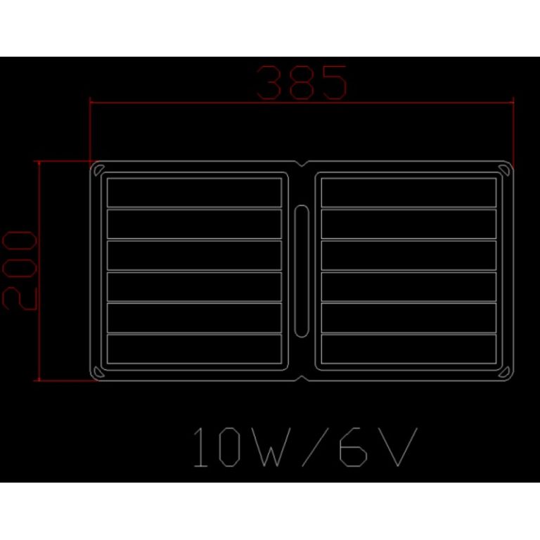 painel solar 10w 2xusb 5v2a dobrvel