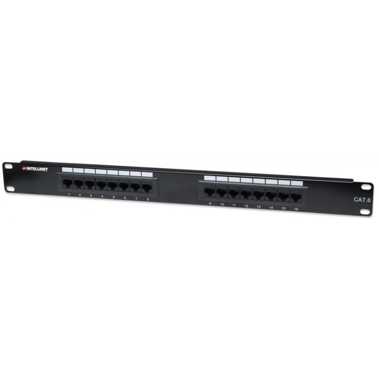 patch pannel 16 pt cat6 intellinet