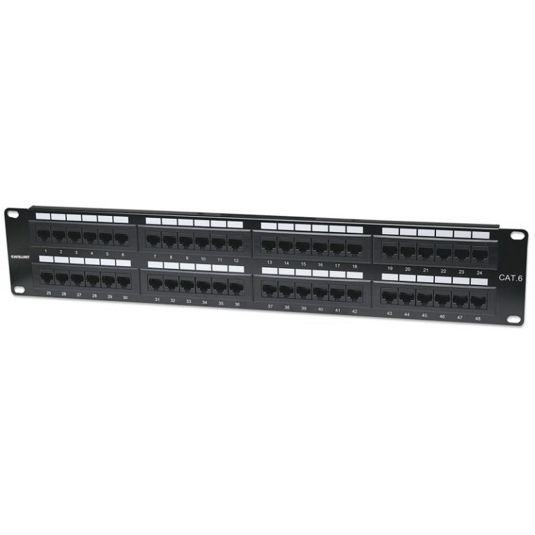 patch pannel 48 pt cat6 intellinet