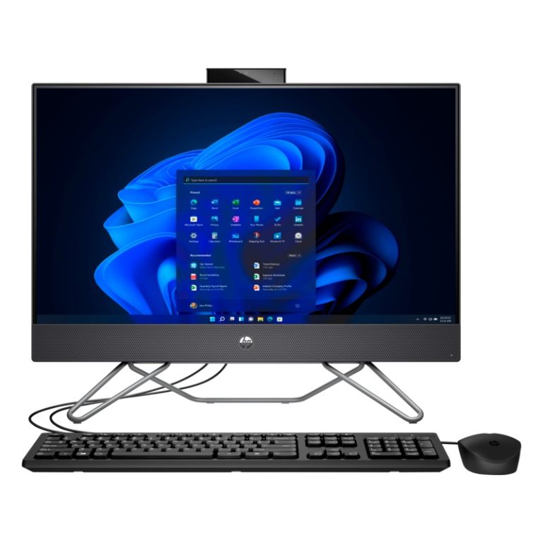 pc hp aio 200 238 i3 1215u fhd 8gb 256 ssd w11p preto