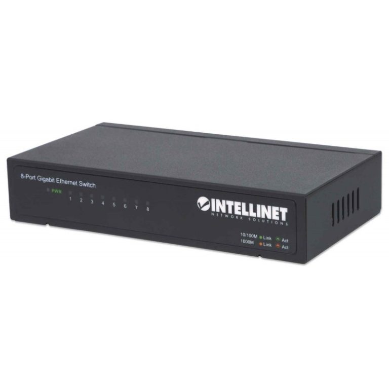 switch 8 intellinet rj45 gigabit desktop