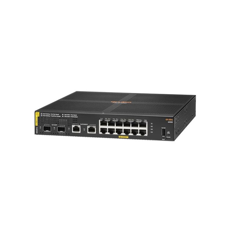 switch hpe aruba 6000 12g poe cla4 2sfp