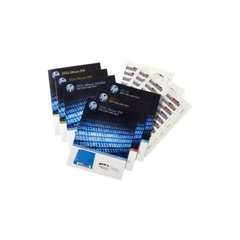 tape hpe lto 4 ultrium rw label pack