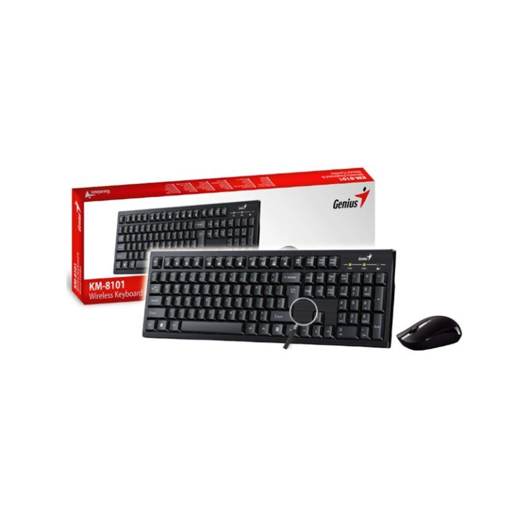 tecladomouse genius wifi km 8101 preto