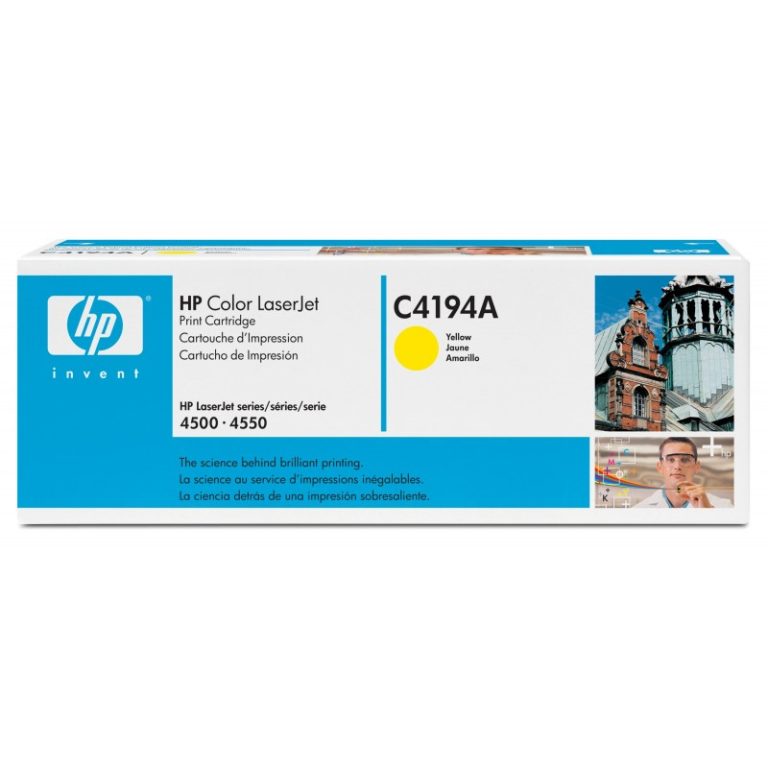 to hp c4194a 45004550 amarelo 6k pa