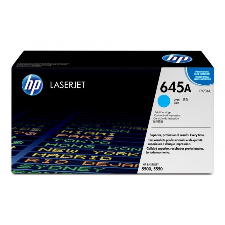 to hp c9731a 5500 cyan azul