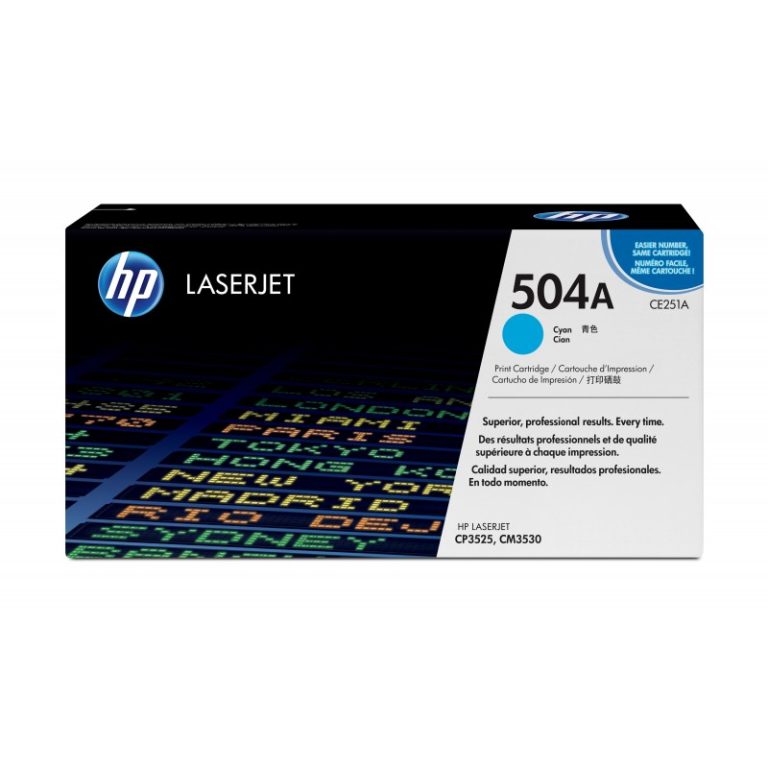 to hp ce251a 3525 cyan