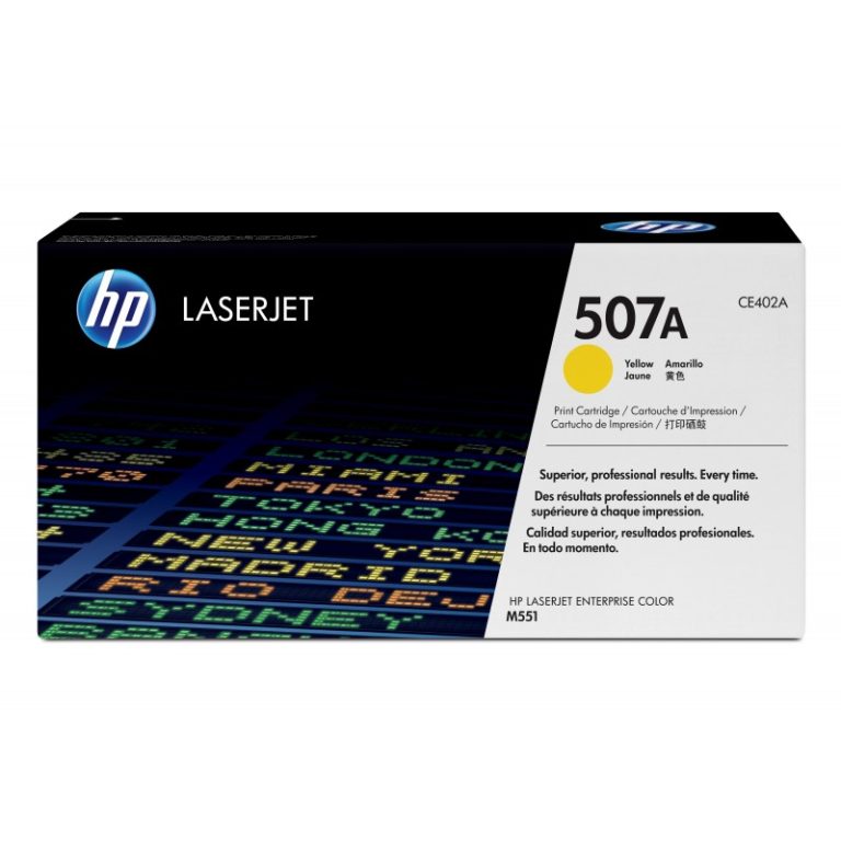 to hp ce402a m551 amarelo 6000 pages