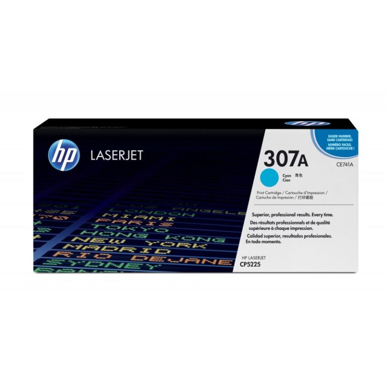 to hp ce741a cp5225 cyan