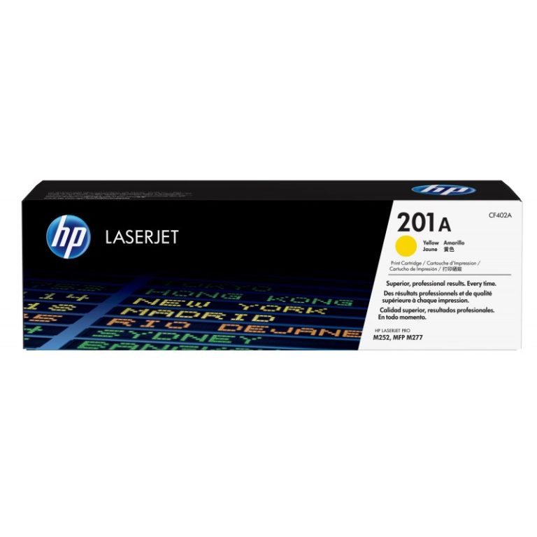 to hp cf402a m252m277 amarelo 1400