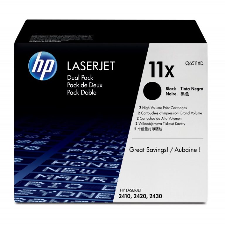 to hp q6511xd 2420 dual pack