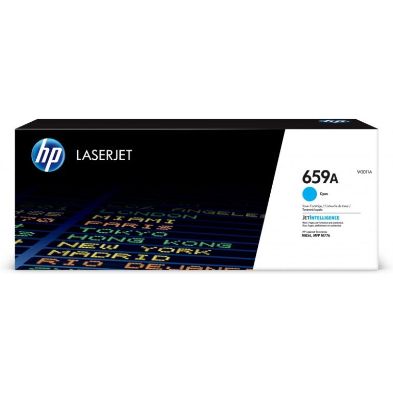 to hp w2011a 659a mfp m856m776 cyan 13000